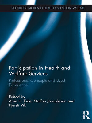 cover image of Participation in Health and Welfare Services
